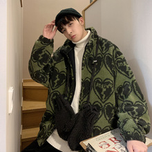 羊羔绒外套男女秋冬保暖加厚潮牌日系ins港风羊羔毛夹克棉衣棉服