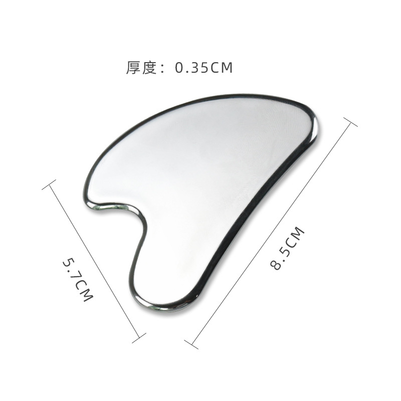 Tablero raspador de acero inoxidable 304 en forma de corazón