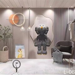 高級感生放送背景布網紅直播間背景壁3d立体ディザトーン撮影道具