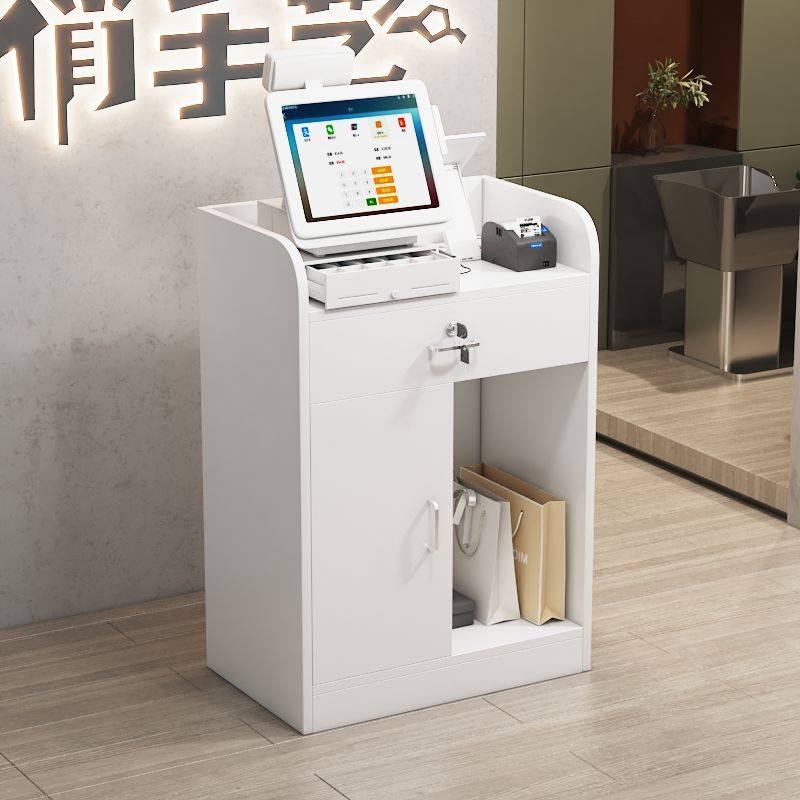 简约小型收银台服装店超市饭店前台电脑吧台柜台店铺小型天启代发