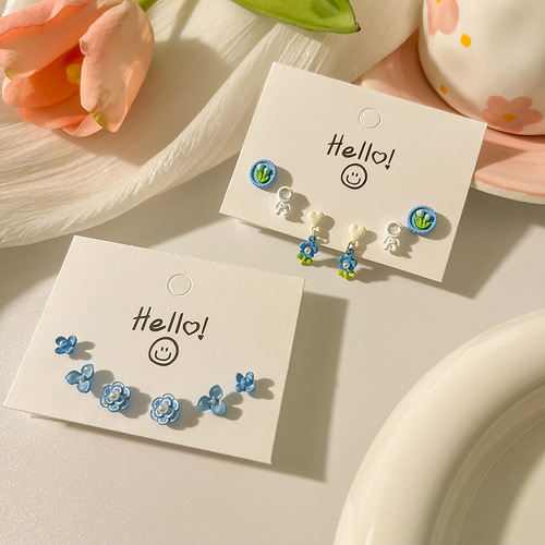 S925 Pure Silver Earrings for Women - Summer Pink  New Arrival Stud Earrings for Students - Simple, Cute, and Sweet Style Earrings for Wholesale