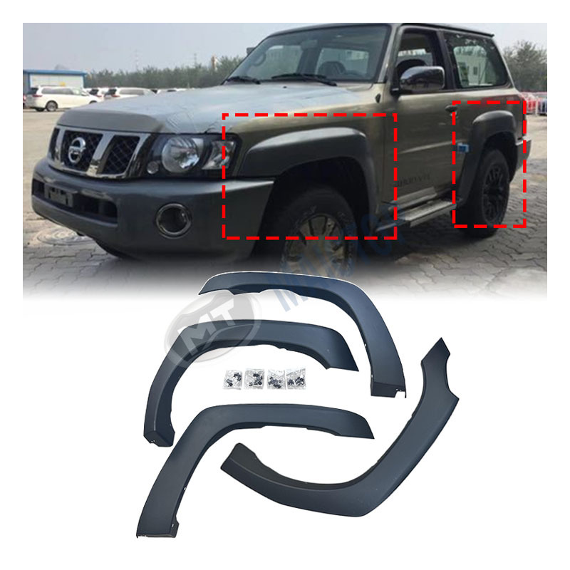 Suitable for 06-25 Model Patrol Y61 Two-Door Version Short Wheel Arches, Anti-Collision and Anti-Scratch Wheel Arches