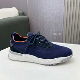 欧洲站男鞋2024新款潮牌运动鞋一脚蹬透气板鞋飞织单鞋低帮潮鞋