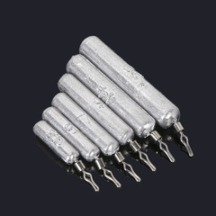 Wholesale fishing tackle spinning bottom fishing lead Texas rig bottom fishing lead cylindrical spherical fishing anti-sticking bottom fishing sinker