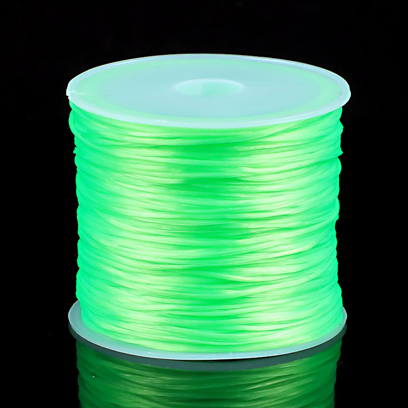 Fabricantes al por mayor línea elástica plana cuerdas elásticas cuerdas de goma cristal línea elástica perla línea de jade