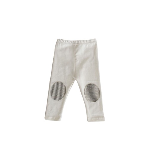 ins  new autumn clothing infants and young children men and women baby patch patch leggings striped versatile pants