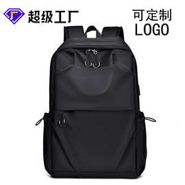亚马逊新款电脑包大容量笔记本背包可印logo商务双肩包厂家批发