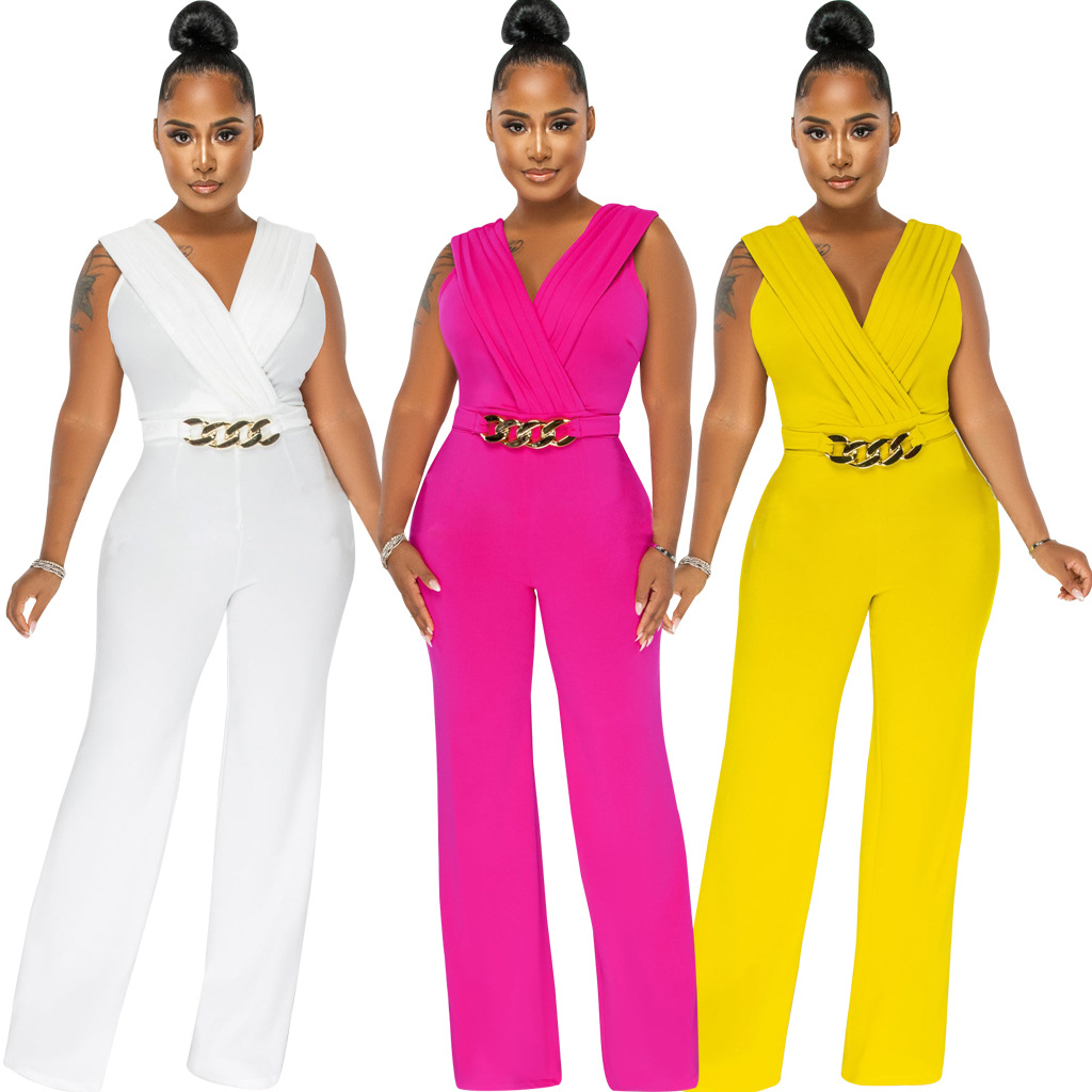 Women's Casual Daily Bodysuits Casual Streetwear Geometric Full Length Jumpsuits display picture 1