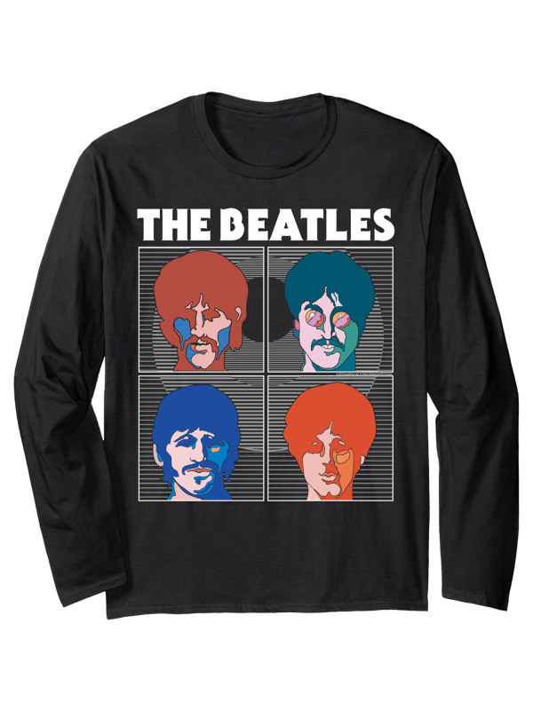 The Beatles Beatles Rock Band New Trendy Men's and Women's Cotton Autumn Long-Sleeved T-Shirt
