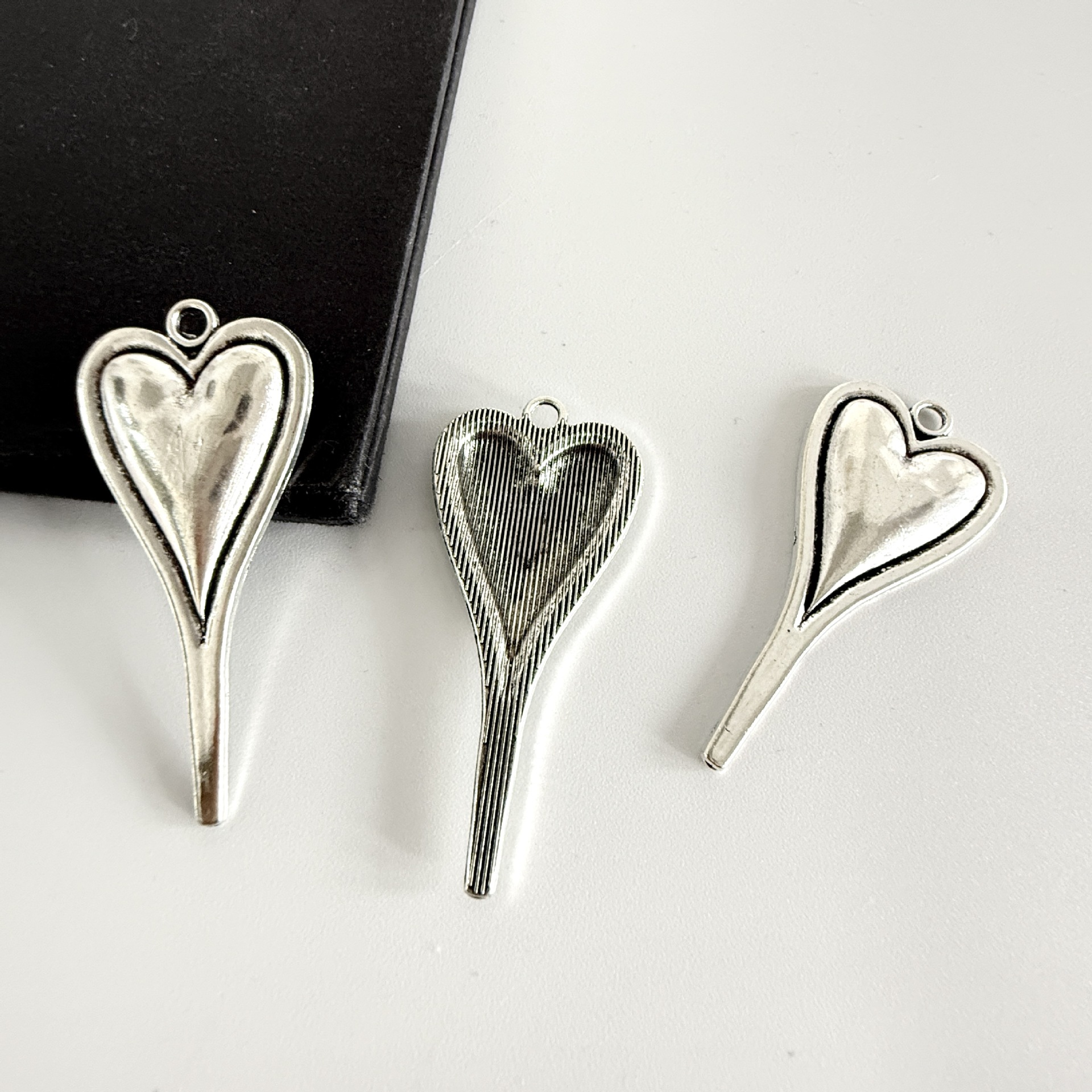 Moda alta gota de amor colgante collar largo colgante llavero accesorios simples de moda universal