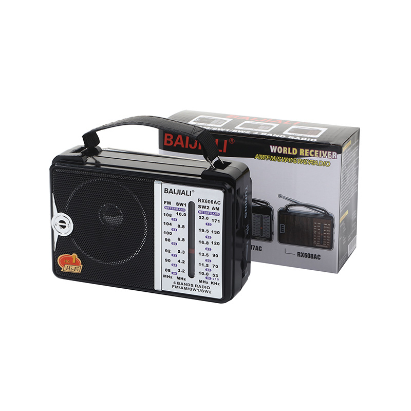 Retro Multi-Band Radio Cross-Border Large Volume Speaker Player Multifunction Portable Radio