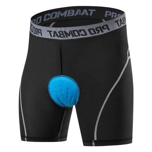 Cycling shorts outdoor bike sport breathable high elasticity shock absorption sponge silicone pad summer unisex underwear cross-border