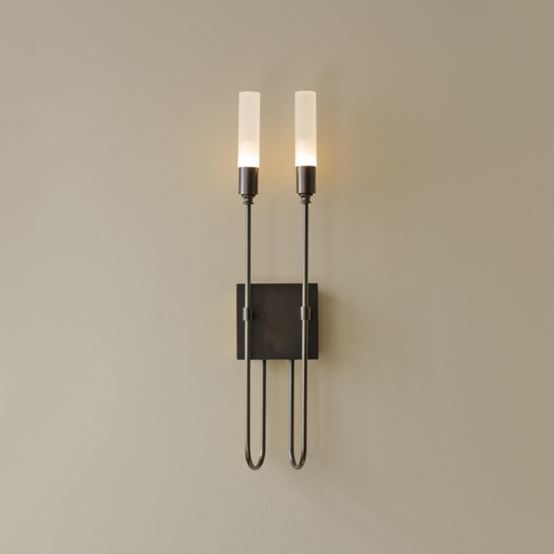 Villa atmósfera pasillo lámpara de pared lujosa lámpara escalera de luz moderna dormitorio cabecera lámpara posmoderna simple lámpara de cabeza
