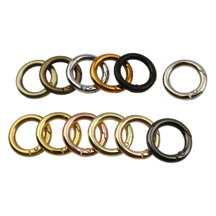 6 points open spring ring connection buckle open ring luggage hardware accessories hook buckle inner diameter 1.9cm