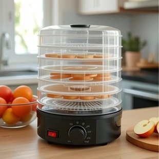 Dried Fruit Machine Household Food Dryer Fruit and Vegetable Dried Fruit Drying Dehydrator Pet Air Dryer Food Grade
