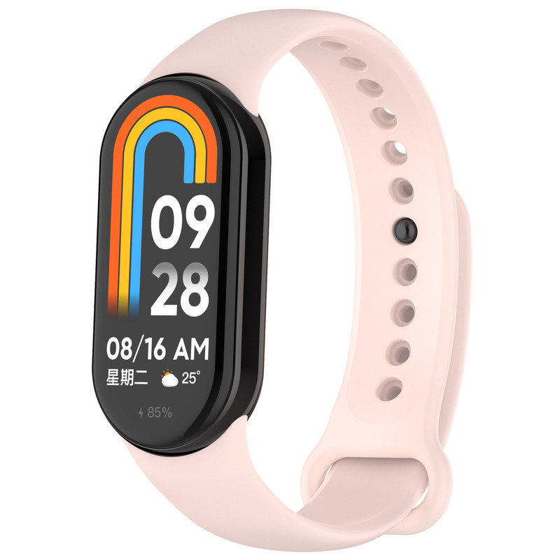 Yuelaiqiang は Xiaomi スマートバンド 10 メタルヘッドシリコンストラップ xiaomi スマートバンド 9/8 ストラップ NF に適しています。|undefined