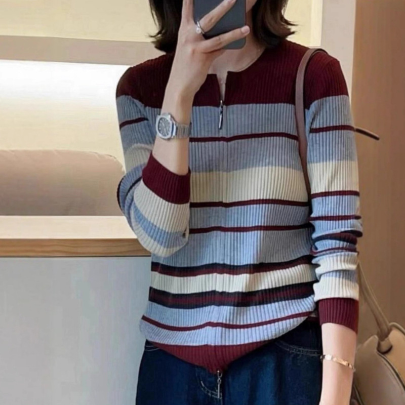 Wool Double Zipper Knitted Cardigan 62.5kg Inner Product 1756824509149 Wool Double Zipper Knitted Cardigan 62.5kg Inner Product 1756824509149