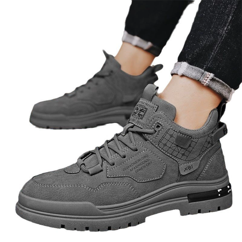 Martens, summer high footwear, non-slip wear-resistant shoes platform outside climbing