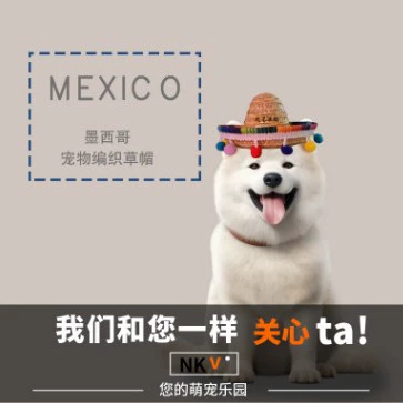 Популярная мексиканская праздничная шляпа для домашних животных в этническом стиле с помпонами из соломки,  ручная вязка,  возможность индивидуальной настройки, для праздничных нарядов.