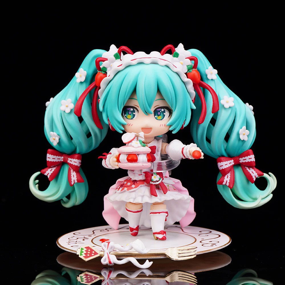 Q версия Нендоред Hatsune 2306# Узкогорлый пёс подвижная фигура модель в коробке украшения оптом