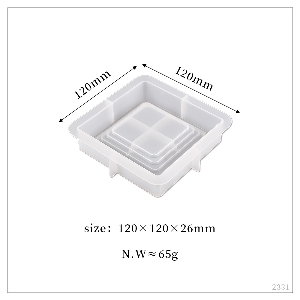 Diy cristal epoxi yeso decoración placa colocación arco onda terraza bandeja de almacenamiento molde de silicona en stock