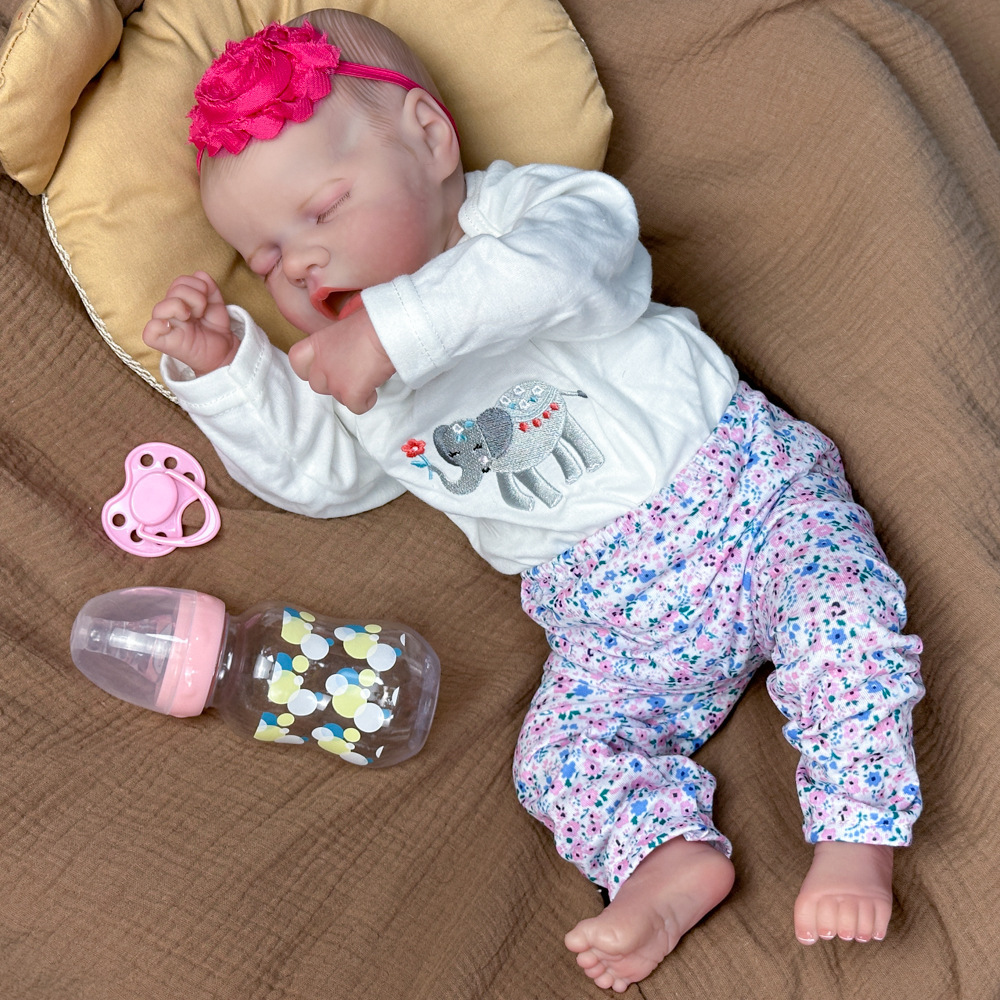 Muñeca visible TW pesada seda de sangre vena INA pulgada simulación transfronteriza fuente muñeca pintada a mano 18 bebés