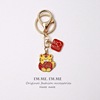 Brand cartoon keychain, Japanese pendant, bag decoration, for luck