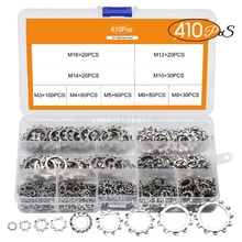 410PCS���b�|Ȧ304���P����Xƽ�|�i�o�|Ƭ�|Ȧ����ֹ�Ӊ|Ȧ���b