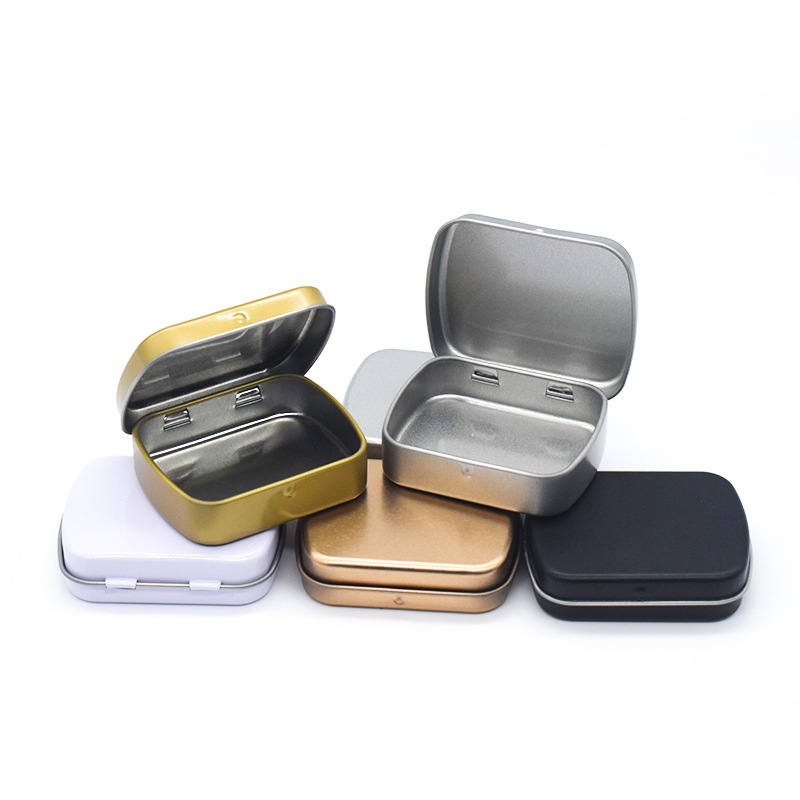 Caja de caramelo pequeña caja de hierro tableta de menta caramelo hierro puede portátil sanqi polvo de compresión tableta de medicina tableta caja de hojalata