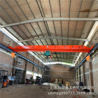 为南京客户设计一台室内20吨单梁起重机现场安装完成感谢老板信任