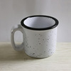 Rain dots color glaze craft ceramic cup day use Mark cup day