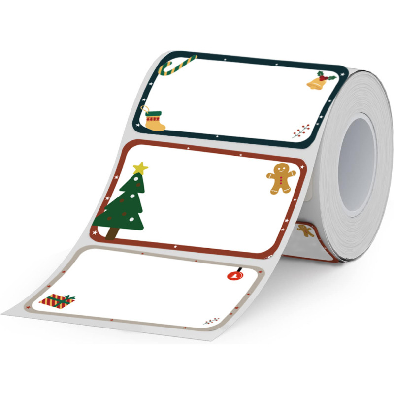アマゾンの人気スポットクリスマスDIY感熱ラベルB1/B21/b3 s三防感熱印刷シール|undefined