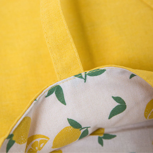 Millet wheat fabric double-sided double-purpose canvas handbag canvas handbag shopping bag storage bag debris bag