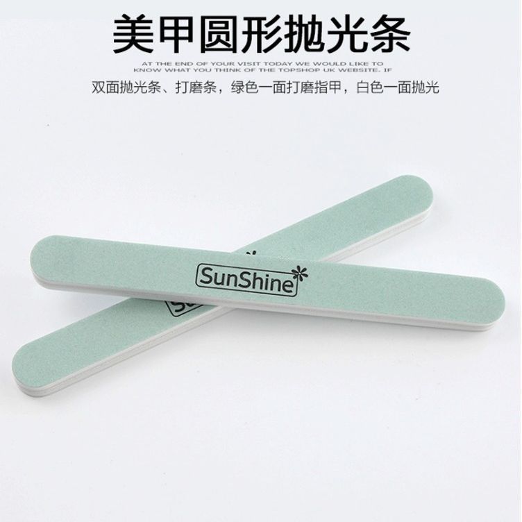 Manicure polishing strips, nail polishing blocks, files, sanding strips, polishing sticks, gold and silver jewelry polishing strips, silver polishing sticks