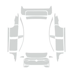 24-26 Models Volkswagen Id.7 Car paint protective film - matte-tpu-24-26-volkswagen-id7-vizzion
