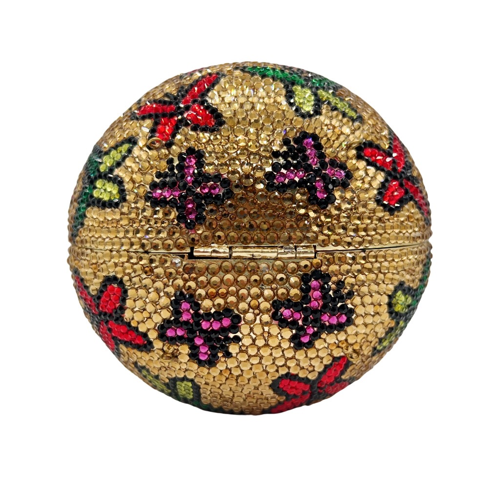 Crystal clutch transfronterizo nueva mariposa globo caliente con diamantes bolsas de cena de lujo llenas de diamantes bolsas de mano duras