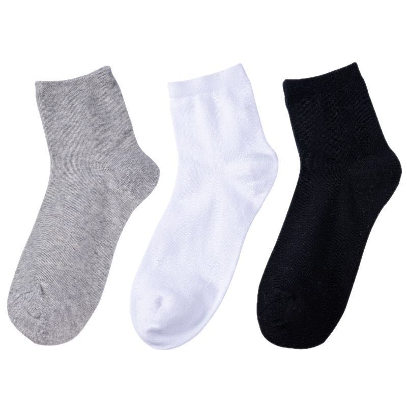1日使い捨て黒、白、グレー無地ミッドカーフソックス、洗濯不要のソックス、男女兼用、薄手の四季カジュアルビジネスソックス、使い捨てソックス|undefined