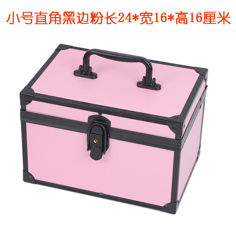 Pequeño en ángulo recto con borde negro en polvo 24*16*16 cm