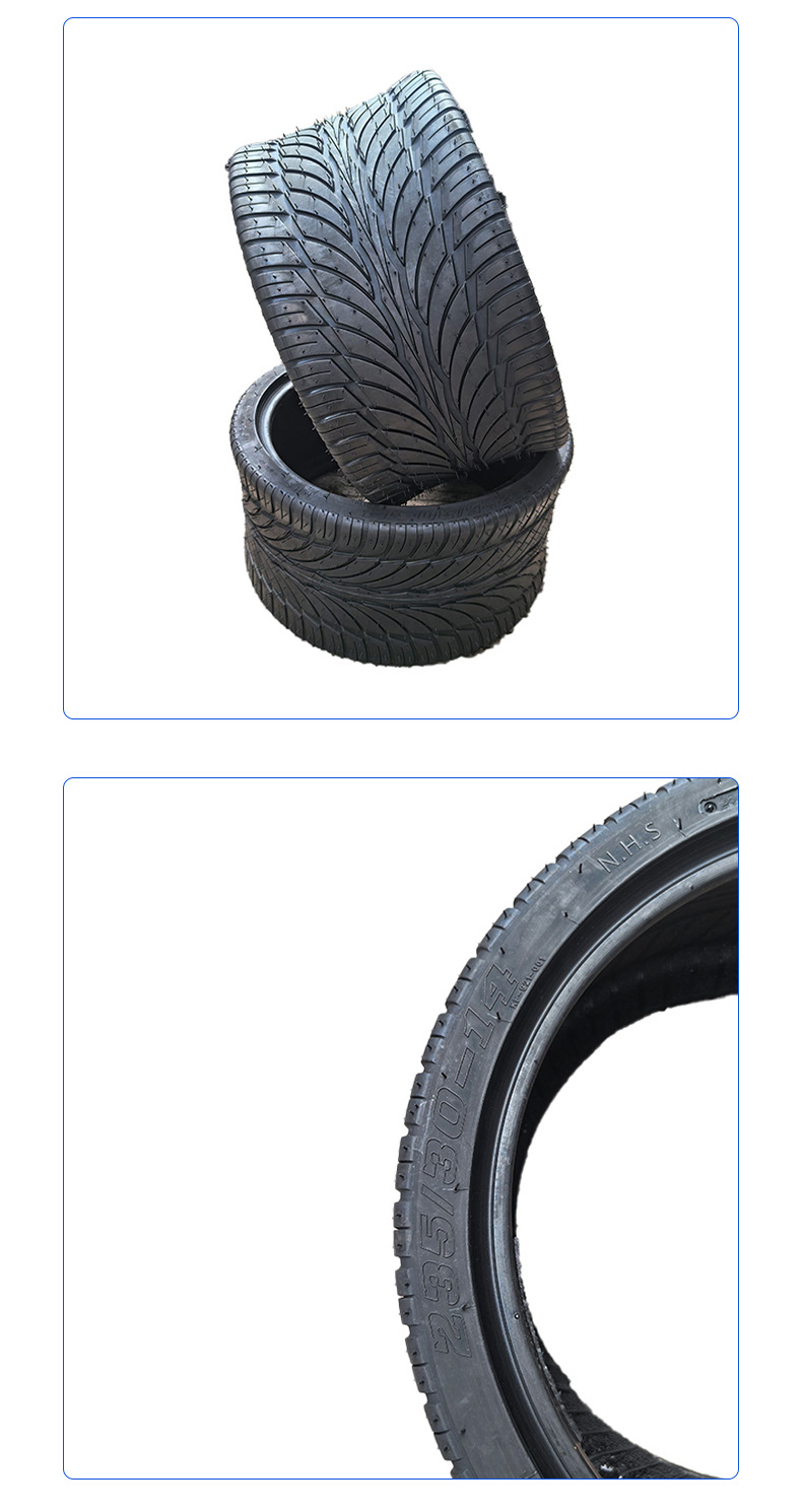 Manufacturer Supplies Atv Beach Vehicle Flat Tires 235/ 30-14.4inch Wheel Vehicle Inverted Tricycle Large Mars Tires