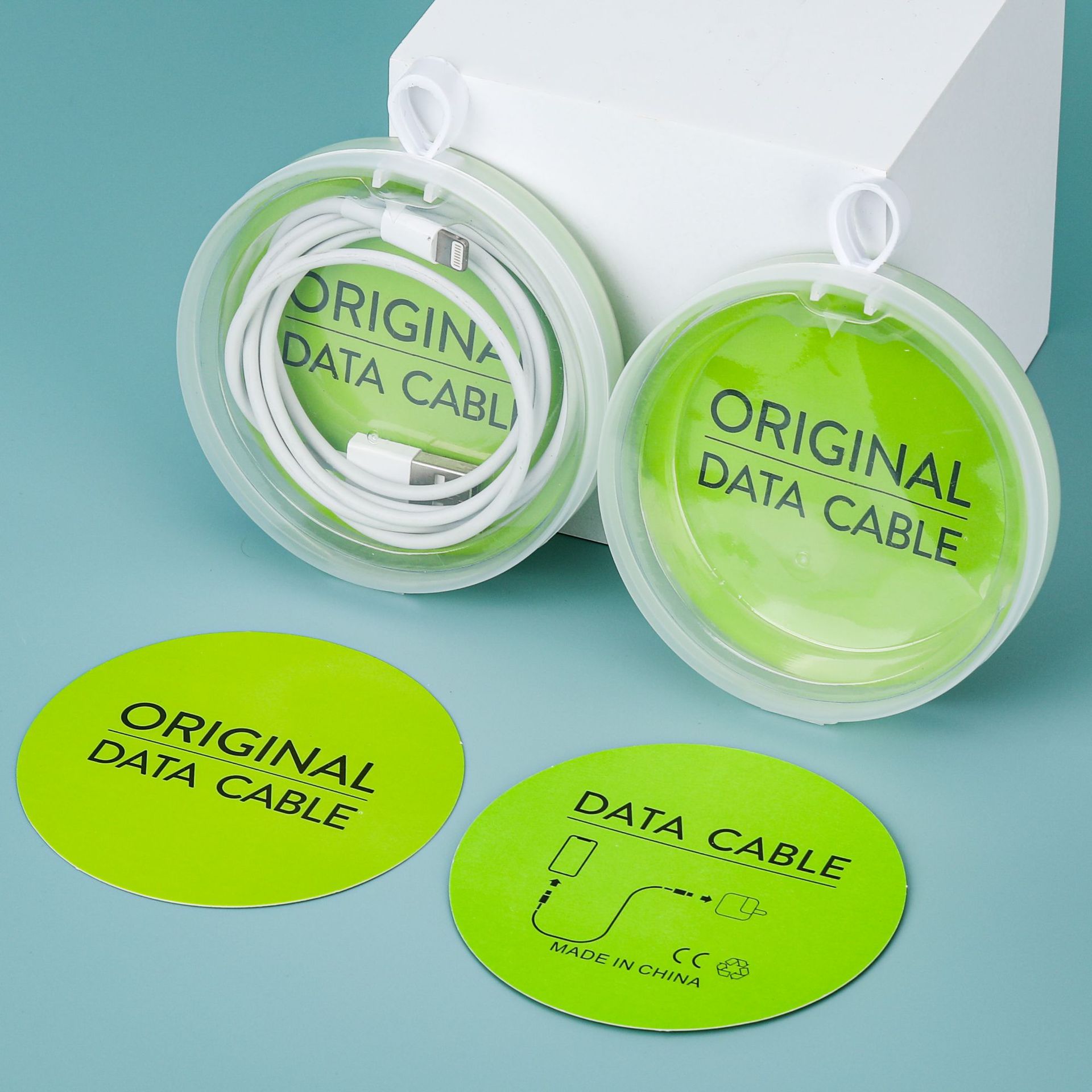 适用于苹果PD数据线包装 C-C快充充电线pp透明塑料盒包装现货批发