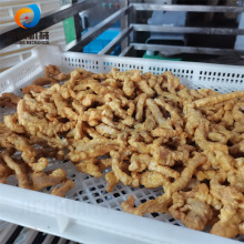 成都特色小酥肉油炸设备 火锅小酥肉油炸机器 预制菜锅包肉油炸机