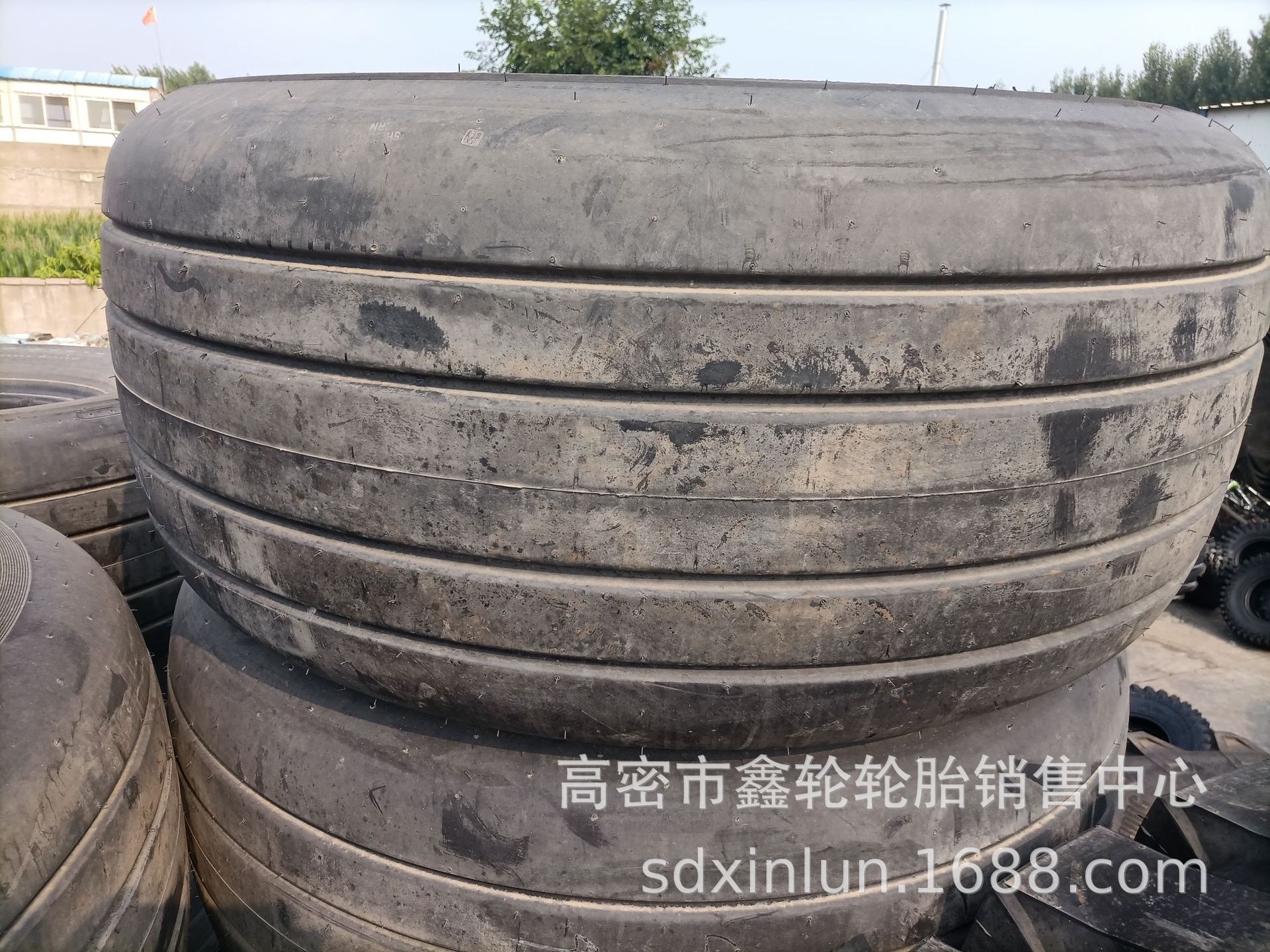 二手飞机轮胎54x21.0-24 850x250 靠船防碰撞轮胎