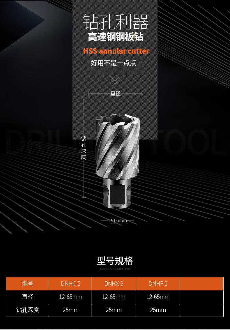 创恒高速钢钢板钻开不锈钢板磁力钻头金属开孔取料套料钻空心钻头-阿里巴巴