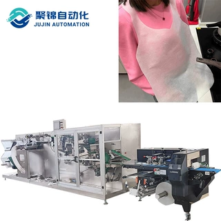 全自动围裙生产线-支持卷膜放卷到成品计数全流程