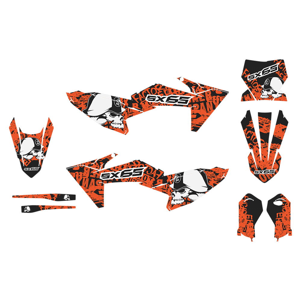 Para KTM SX65 SX 65 2024 - 2026 pegatinas de carcasa de motocicleta todoterreno pegatinas impermeables a prueba de arañazos image 7