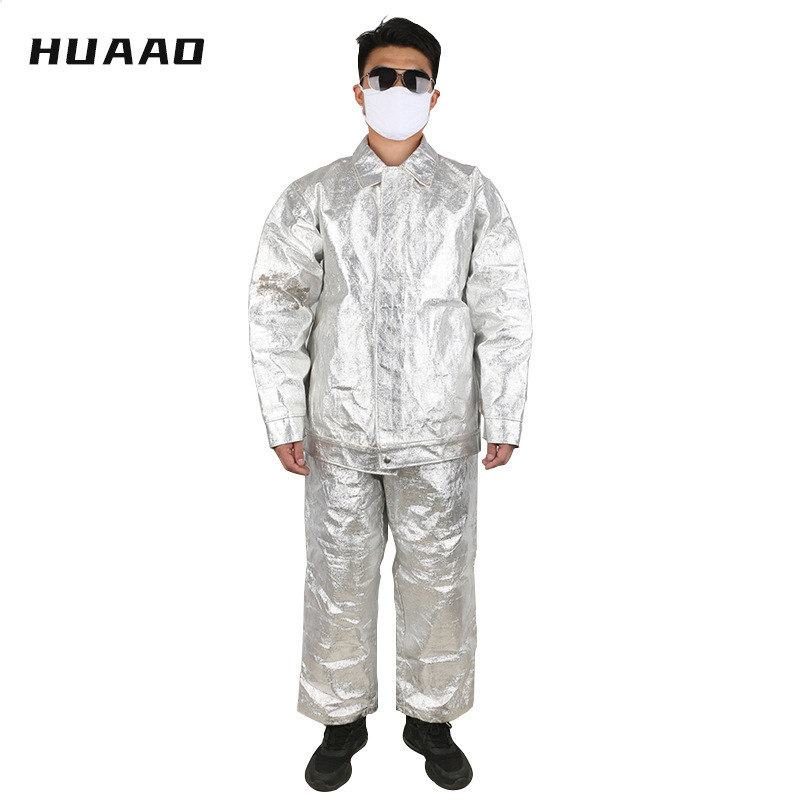 铝箔消防服隔热服 防火铝箔隔热服耐高温铝箔防火服 阻燃防护服