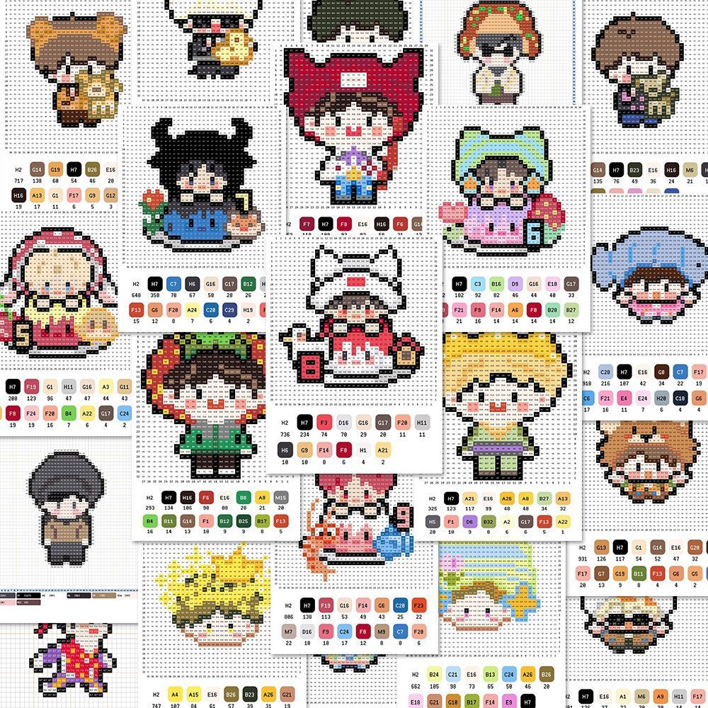 128 diez cuentas de mano Qitian dibujos de frijol dopamina dibujos de dibujos animados pegatinas juveniles DiDi cuaderno impermeable