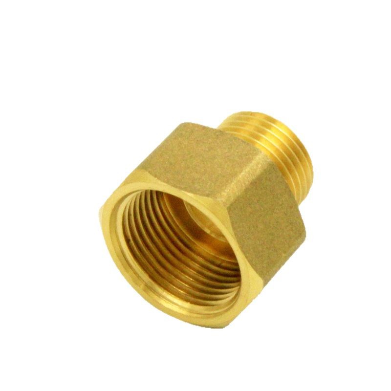 Latón recto a través del zócalo de alambre interno Junta recta aire acondicionado plomería accesorios de tubería universal