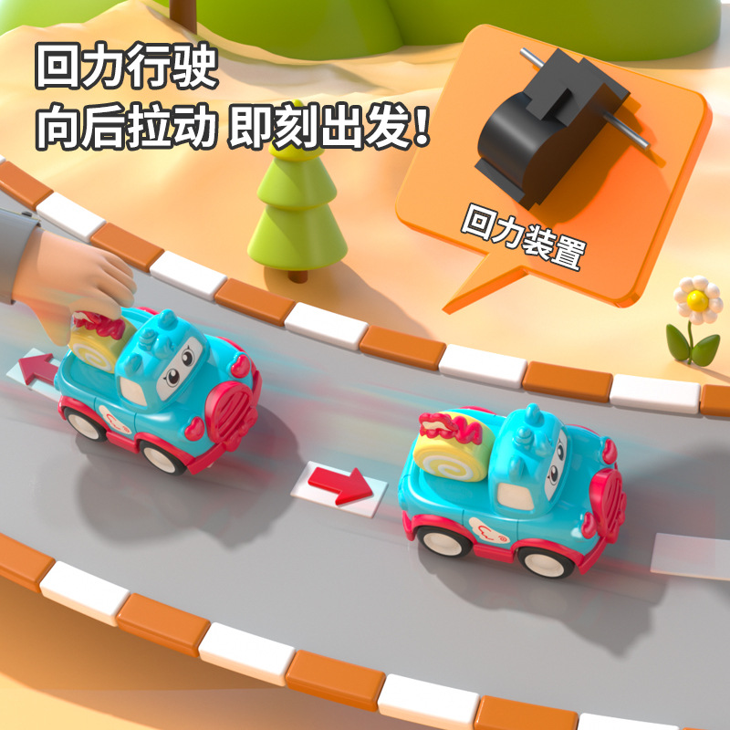 Coche de juguete de casa de catapulta para niños transfronterizos