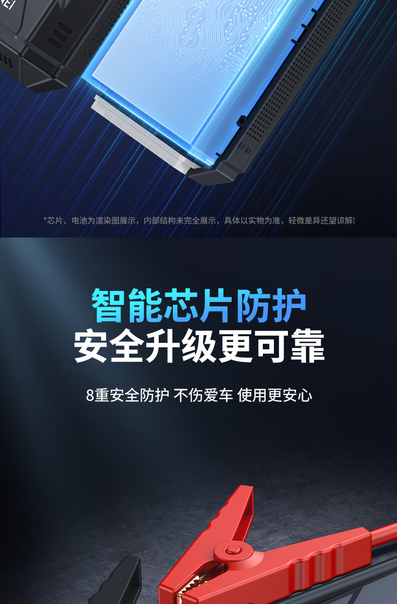 Buwei Car Emergency Starting Power Supply Multi-Functional Starter Is Suitable for All Models